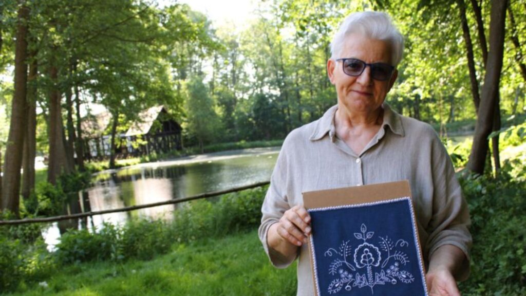 Małgorzata Barnat haft kujawski blog skansen Ochla ginące zwody